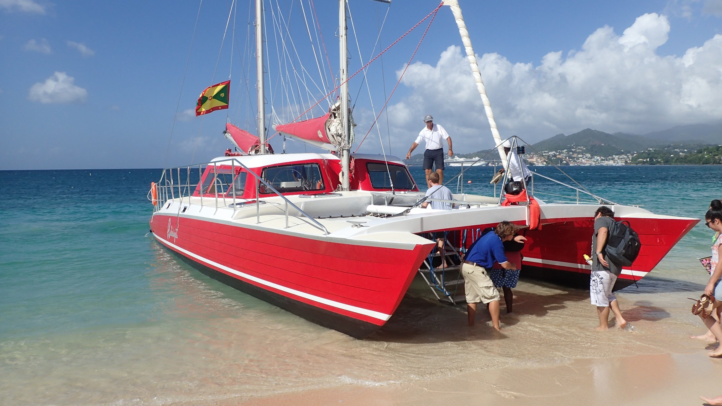 old catamaran boats